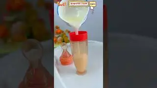 Want a Cleaner Way to Feed Purees? Check Out the Baby Squeeze Bottle Spoon! #baby