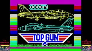 ZX SPECTRUM Loading Top Gun 1987 Ocean Software Ltd.