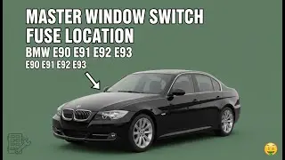 BMW E90 E91 E92 E93 Master Window Switch Not Working? Fuse Location & Fix! 🛠️