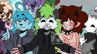 Merry Christmas SpeedPaint ft. my friends!