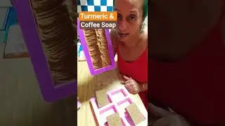 Turmeric & Coffee Soap #learning #trialsandtribulations.