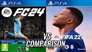 EA FC 24 против FIFA 22 PS4