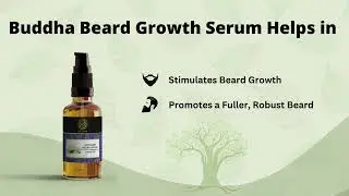 Buddha Natural Beard Growth Oil Serum (100% Ayush Certified)