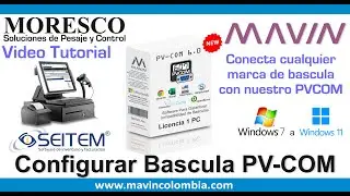 Como conectar una bascula POS con el software SEITEM mediante PVCOM de Mavin