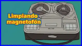Limpiando magnetofón Grundig TK 27  E0097