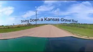 Kansas USA Gravel Road 360 Video with Facts! Look Around!