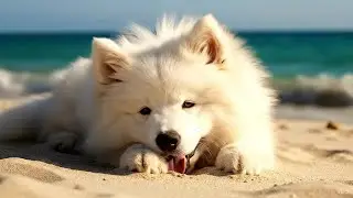 Calming Dog Music - Beach/Lake Theme -  Relaxing Puppy Sounds for Anxiety & Sleep