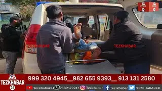 मऊगंज, दो बाईकों की टक्कर  पांच घायल, दो की हालत गंभीर, रीवा रेफर नईगढ़ी क्षेत्र की घटना,