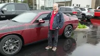 2017 Challenger T/A Octane Red 5.7 Hemi delivery with Mister Mopar.  Custom order.