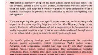 PHP Business Directory Script - PHP Directory Script (phpscriptsmall)