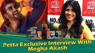 PETTA | Rajinikanth | Megha Akash interview | Red FM Telugu