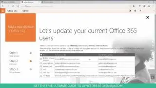 How to Set Up a New Domain in Office 365