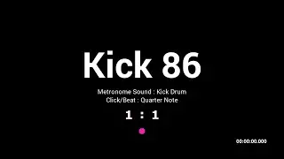 Kick Drum / BPM 86