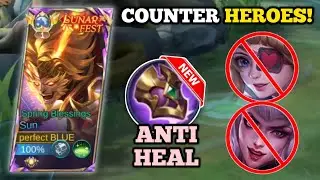 SUN WITH NEW DOMINANCE ICE VS. RUBY & ALICE! (hard match!🙉) SUN BEST BUILD -MLBB
