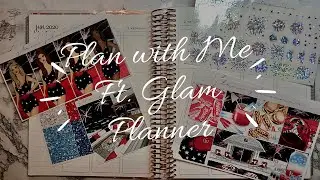 GLAM PLANNER MONTH || PLAN WITH ME || VERTICAL NEUTRAL PLANNER || HOLO FOIL || JUST JOIA
