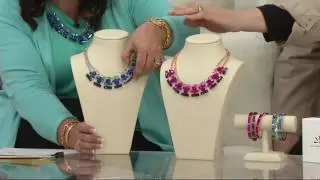 Isaac Mizrahi Live! Crystal Statement Necklace on QVC