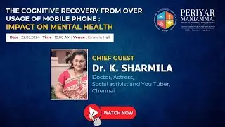 THE COGNITIVE RECOVERY FROM OVER USAGE OF MOBILE PHONE : IMPACT ON MENTAL HEALTH