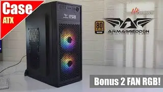PC case includes 80 Plus bronze PSU! Affordable price, perfect for Kerhor Gaming PC | Futura M500...