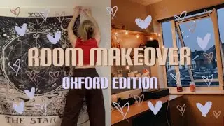 Room MAKEOVER | Oxford Uni Raum Einzug | Let's make it cosy 🧸