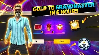 Road To Grandmaster In 24 Hours || season 25 solo rank pushing 😤 Garena Free Fire