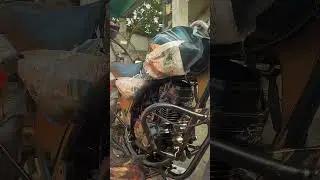 Restoration of 15years old bike discover100 #automobile #minivlog #minivlog #discover125 #viralvideo