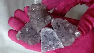 Part One Unboxing of Mini Carvings and Amethyst Free Forms