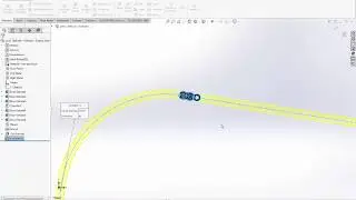 SolidWorks-Curve Driven Pattern