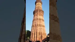 Magnificent Qutub Minar 🌸 #qutubminar #youtubeshorts #trending #shorts #india @Coolleftyart