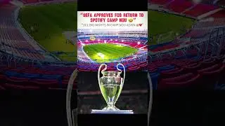 Barca return to Camp Nou | CAMP NOU #campnou #fcbarcelona #uclnights #barcafans #viral #trendingnow