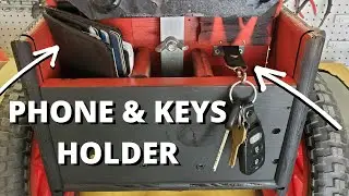 Disc Golf Cart - Phone Wallet Keys Holder