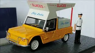 Diecast Citroen M&eacute;hari marchand de glaces iceman by Atlas 1:43