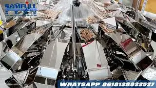 fully automatic vertical form fill seal ffs bagging machine wood pellets biofuel granules. #machine
