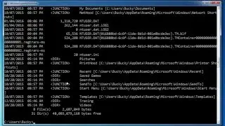 Учебное пособие по командной строке Windows - 2 - Вывод списка файлов и каталогов
