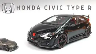 The Cheap Sport Car / Honda CIVIC Type R / Ebbro 1:18 Scale / Review 4K
