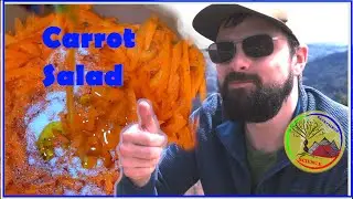 Hiking backpacking salad dehydrating DIY - PCT trail food recipe idea for camping  [thruhiking food]