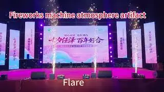 Fireworks machine stage special effects, atmosphere artifact