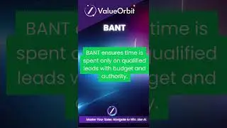 💜 Sales Methodology of the Day  #BANT