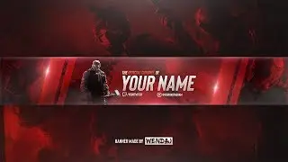 [FREE] Rainbow Six Siege YouTube Banner TEMPLATE! (.PSD) | Sledge |