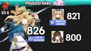 HI3 Abyss Physical Alien Guard - JOVIAL SOLARIS and Peregrine Sword Teams