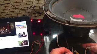 Testing coustic 108 and Kicker solo baric s15c 15