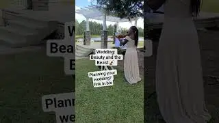 Live Wedding: Beauty and the beast on violin #wedding#fairytales
