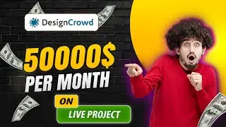 Live Logo Design Project Tutorial on DesignCrowd  Real Client Work #LogoDesign #DesignCrowd