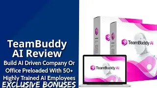 TeamBuddy AI Review | Build AI-Dri Company Or Office Preloaded With 50+ Highly Trained AI Employees