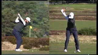 Erik van Rooyen Golf Swing Short-Iron (DTL & FO), Sky Sports British Masters, October 2018.