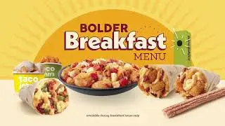 Bolder Breakfast Menu at Taco John's!