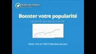 Acheter des followers Twitter