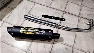 Escapamento esportivo na Dafra Zig 50