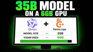Running a 22GB AI Model on a 6GB GPU, FAST (llama.cpp Guide)
