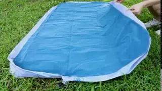 Deeplee Air Bed, Twin Size Single Air Mattress Flocked Airbed for Outdoor activities and Indoor bed