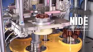NIDE full Automatic Stator Coil Winding Machine